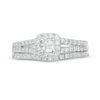 Thumbnail Image 3 of 0.45 CT. T.W. Princess-Cut Diamond Frame Bridal Set in 10K White Gold