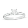 0.50 CT. Princess-Cut Diamond Solitaire Engagement Ring in 14K White Gold (J/I3)