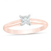 CT. Princess-Cut Diamond Solitaire Engagement Ring in 14K Rose Gold