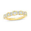 Thumbnail Image 0 of 0.23 CT. T.W. Diamond Alternating Circle and Rectangle Stackable Band in 10K Gold