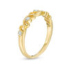 Thumbnail Image 1 of 0.04 CT. T.W. Diamond Filigree Stackable Band in 10K Gold