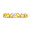 0.04 CT. T.W. Diamond Filigree Stackable Band in 10K Gold