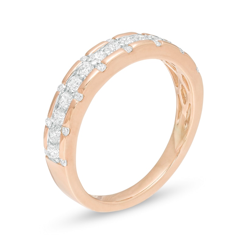 0.48 CT. T.W. Diamond Anniversary Band in 10K Rose Gold|Peoples Jewellers
