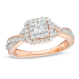 Zales rose deals gold ring