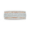 Thumbnail Image 4 of 0.69 CT. T.W. Diamond Multi-Row Band in 10K Rose Gold