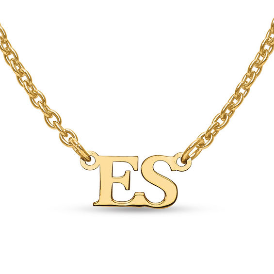 Necklace with clearance multiple initials