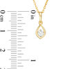 CT. T.W. Diamond Solitaire Marquise Pendant and Stud Earrings Set in 10K Gold