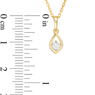 CT. T.W. Diamond Solitaire Marquise Pendant and Stud Earrings Set in 10K Gold