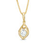 Thumbnail Image 1 of 0.45 CT. T.W. Diamond Solitaire Marquise Pendant and Stud Earrings Set in 10K Gold