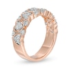 Thumbnail Image 1 of 0.33 CT. T.W. Diamond Alternating Heart-Shaped Anniversary Band in 10K Rose Gold