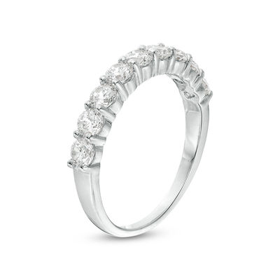 0.95 CT. T.W. Diamond Wedding Band in 10K White Gold