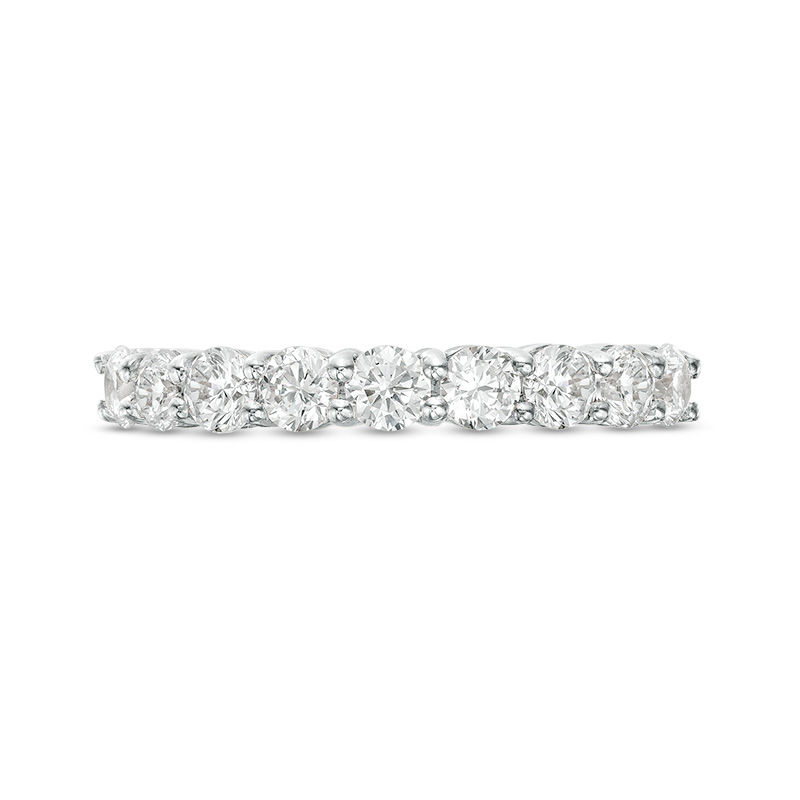 0.95 CT. T.W. Diamond Wedding Band in 10K White Gold|Peoples Jewellers