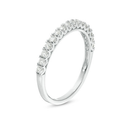 0.37 CT. T.W. Diamond Wedding Band in 10K White Gold