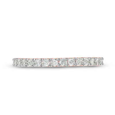 0.37 CT. T.W. Diamond Wedding Band in 10K Rose Gold