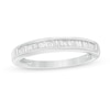 0.145 CT. T.W. Baguette Diamond Band in 10K White Gold