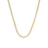 1.00 CT. T.W. Diamond Two-Stone "S" Curve Tennis Necklace in Sterling Silver with Yellow Rhodium - 17"