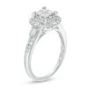 1.50 CT. T.W. Quad Princess-Cut Diamond Frame Engagement Ring in 14K White Gold