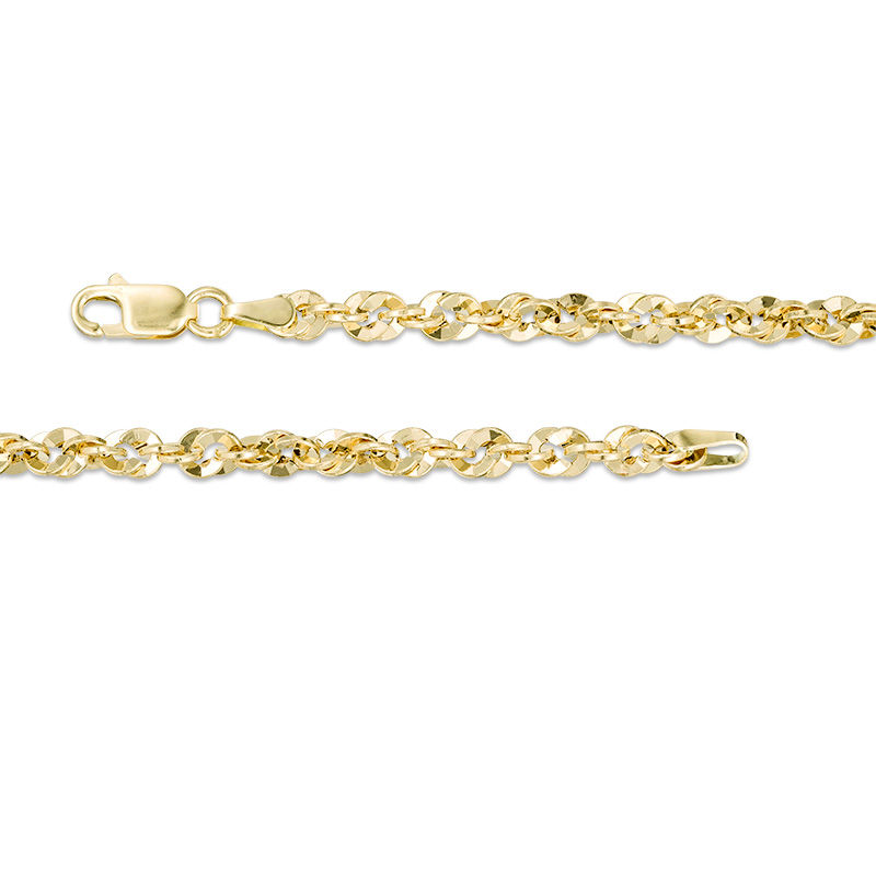 4.0mm Sparkle Chain Necklace in 14K Gold - 27.5"|Peoples Jewellers