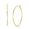Thumbnail Image 0 of Italian Gold 10.0mm Oval Hoop Earrings in 14K Gold