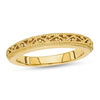 Ladies' 3.0mm Filigree Vintage-Style Wedding Band in 14K Gold