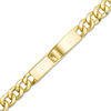 Thumbnail Image 0 of Men's 230 Gauge Curb Chain ID Bracelet in 14K Gold = 8.0"