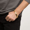 Thumbnail Image 2 of Men's 230 Gauge Curb Chain ID Bracelet in 14K Gold = 8.0&quot;