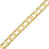 Men's 4.7mm Railroad Chain Bracelet in 14K Gold