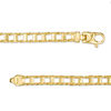 Thumbnail Image 1 of Men's 4.7mm Railroad Chain Bracelet in 14K Gold