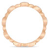Thumbnail Image 3 of 0.09 CT. T.W. Diamond Alternating Marquise Vintage-Style Stackable Band in 10K Rose Gold