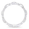 0.09 CT. T.W. Diamond Alternating Marquise Vintage-Style Stackable Band in 10K White Gold