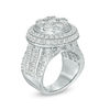 Thumbnail Image 1 of 5.00 CT. T.W. Composite Diamond Multi-Row Dome Engagement Ring in 14K White Gold