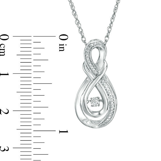 Unstoppable Love™ Diamond Accent Layered Infinity Pendant in Sterling ...