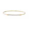 Thumbnail Image 0 of 0.15 CT. T.W. Composite Diamond Bangle in 10K Gold