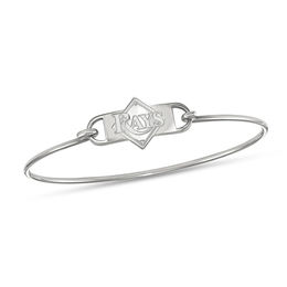 MLB Team Logo Bangle in Sterling Silver (Select Team)