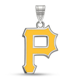 MLB Enamel Team Logo Pendant in Sterling Silver (Select Team)