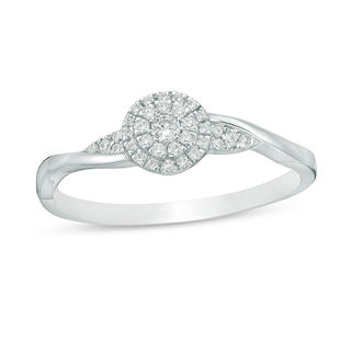 0.145 CT. T.W. Composite Diamond Promise Ring in 10K Gold