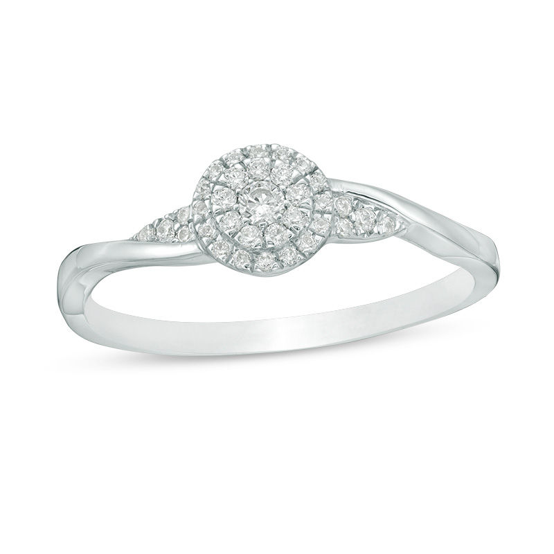 0.145 CT. T.W. Composite Diamond Promise Ring in 10K Gold|Peoples Jewellers