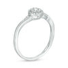 Thumbnail Image 2 of 0.145 CT. T.W. Composite Diamond Promise Ring in 10K White Gold