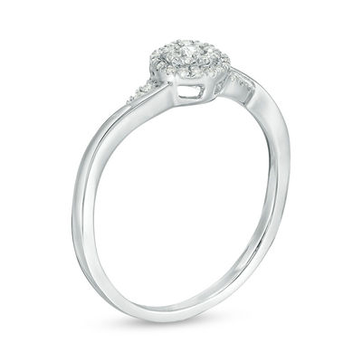 0.145 CT. T.W. Composite Diamond Promise Ring in 10K Gold