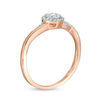 Thumbnail Image 2 of 0.145 CT. T.W. Composite Diamond Promise Ring in 10K Rose Gold