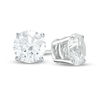 Thumbnail Image 0 of 1.87 CT. T.W. Certified Diamond Solitaire Stud Earrings in 14K White Gold (J/I3)