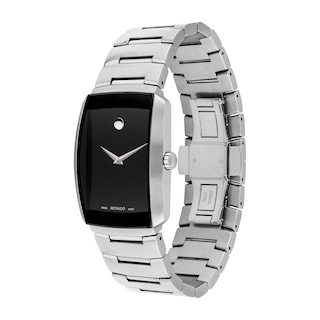 Men's Movado Eliro Watch with Tonneau Black Dial (Model: 0607186)