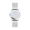 Ladies' Movado Museum® Classic 0.22 CT. T.W. Diamond Mesh Watch with White Mother-of-Pearl Dial (Model: 0607306)