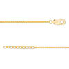 4.0mm Heart-Shaped Lab-Created Ruby and White Sapphire Bow Anklet in 10K Gold - 10"