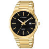 Thumbnail Image 0 of Men's Citizen Quartz Gold-Tone Watch with Black Dial (Model: BI5062-55E)