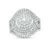 Thumbnail Image 1 of 1.69 CT. T.W. Diamond Double Frame Crossover Bridal Set in 10K White Gold