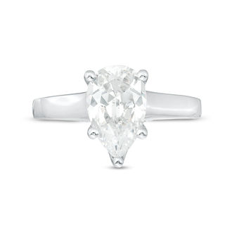 Vera Wang Love Collection 2.29 CT. T.W. Certified Pear-Shaped Diamond Engagement Ring in 14K White Gold (I/SI2)