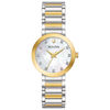 Thumbnail Image 0 of Ladies' Bulova Modern Diamond Accent Two-Tone Watch with Mother-of-Pearl Dial (Model: 98P180)