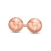 Thumbnail Image 0 of 6.0mm Ball Stud Earrings in 14K Rose Gold