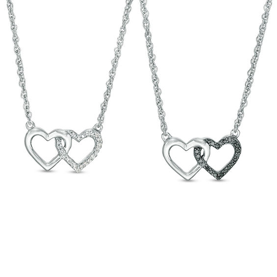 Best Friend - Sisters By Heart - Interlocking Hearts Necklace - Celeste  Jewel